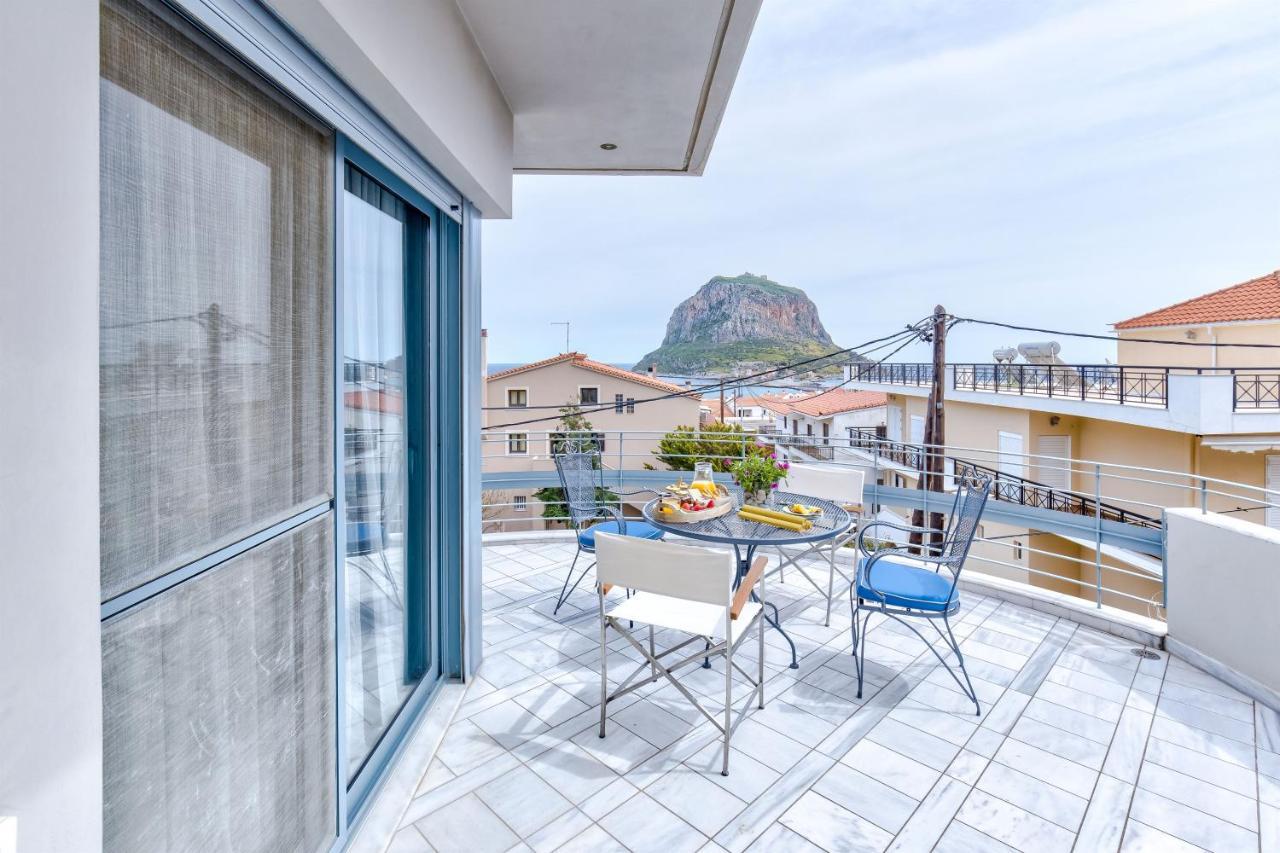 Monemvasia Modern Flat With Panoramic Sea View Екстериор снимка