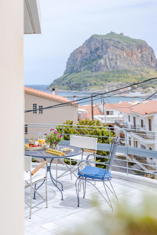 Monemvasia Modern Flat With Panoramic Sea View Екстериор снимка